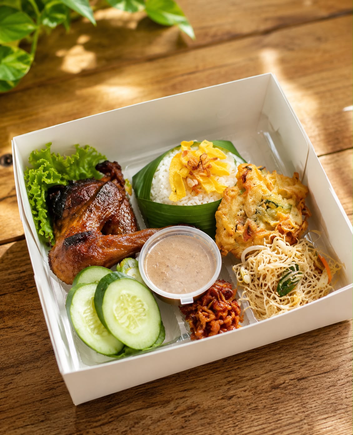 Nasi Uduk Komplit
